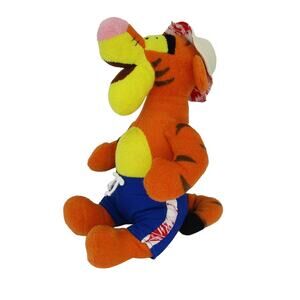 Disney Store Tigger Beach Plush Summer Exclusive Swim Shorts & Hat 13”